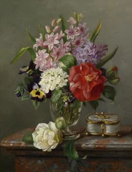 Fiori primaverili in vaso